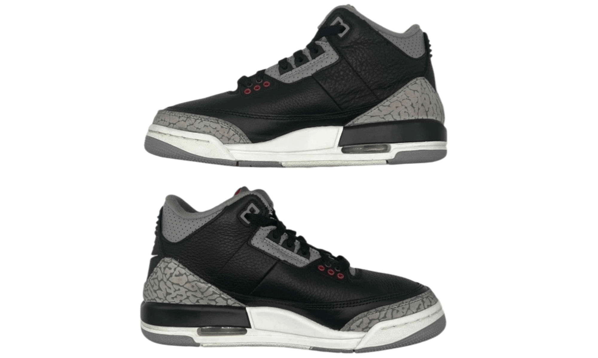 Air Jordan 3 Retro "Black Cement" GS (2024)(PreOwned) (No Box) 
