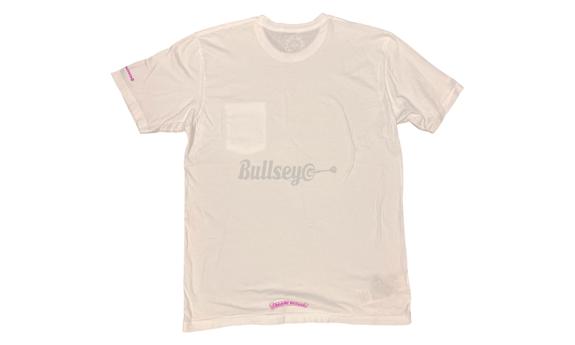 Chrome Hearts Purple Neck Letter White T-Shirt (PreOwned)