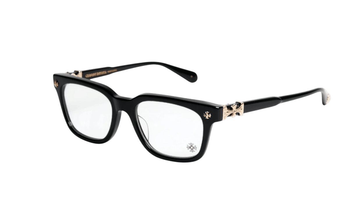 Chrome Hearts Cox Ucker Black/Gold Glasses