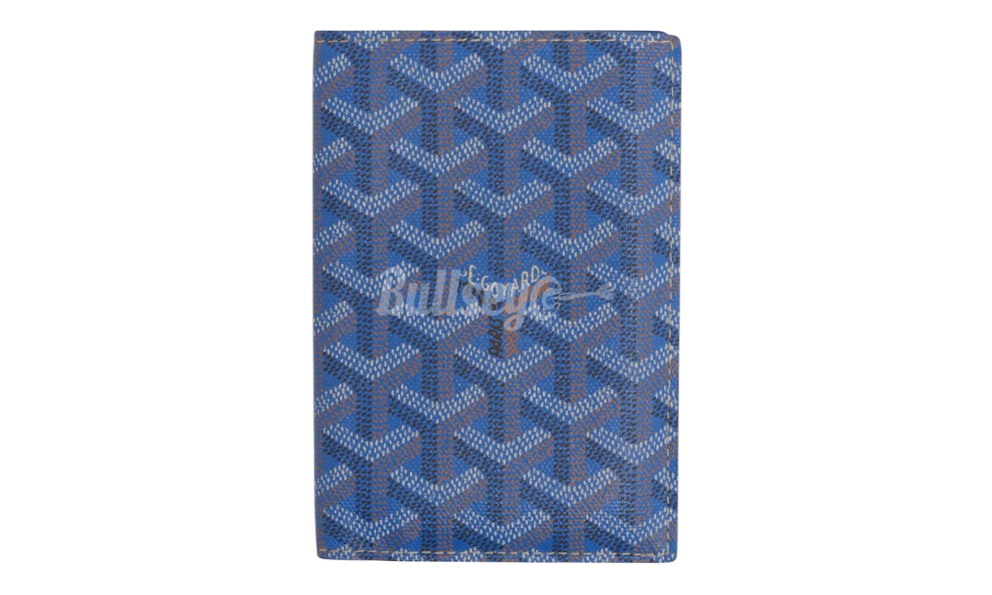 Goyard Blue Grenelle Passport Holder