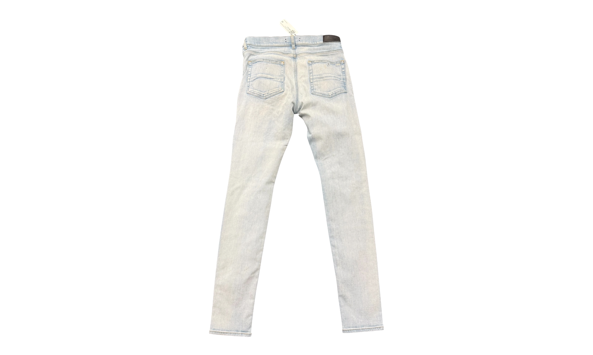 Amiri MX1 Camo Patch Light Indigo Jeans (PreOwned)