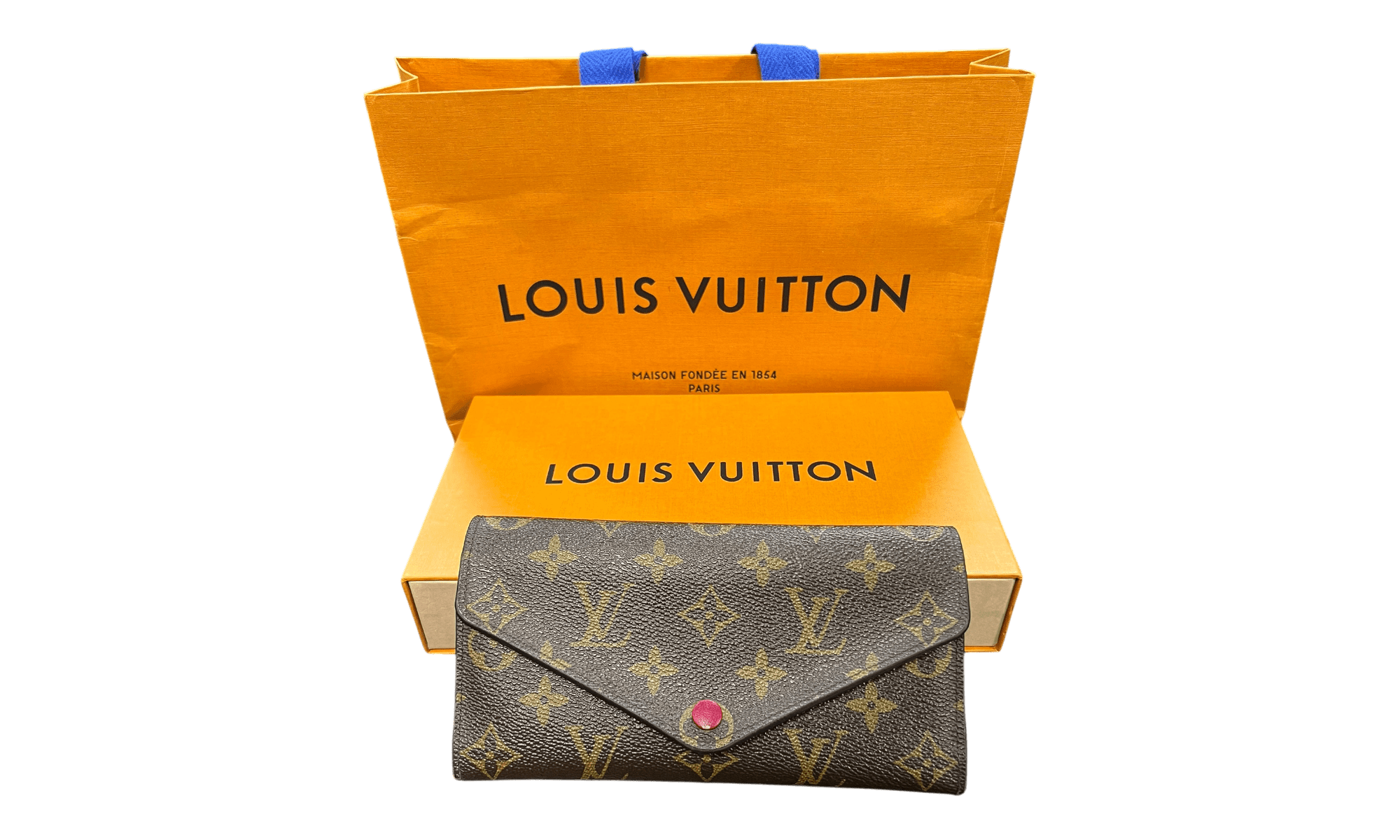 Louis Vuitton Josephine Monogram Fuschia Lining Wallet (PreOwned)