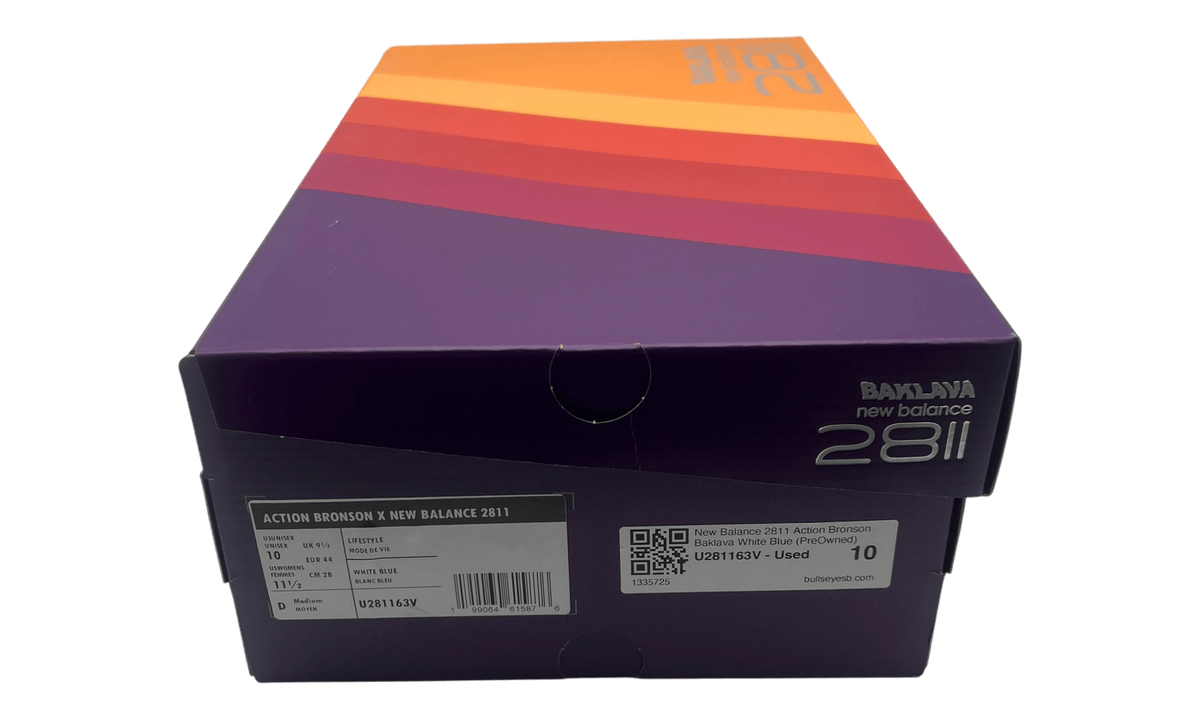 New Balance 2811 Action Bronson Baklava White Blue (PreOwned)