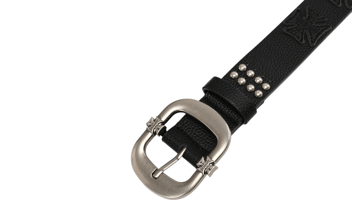 Homme + Femme Crest Patch Black on Black Belt