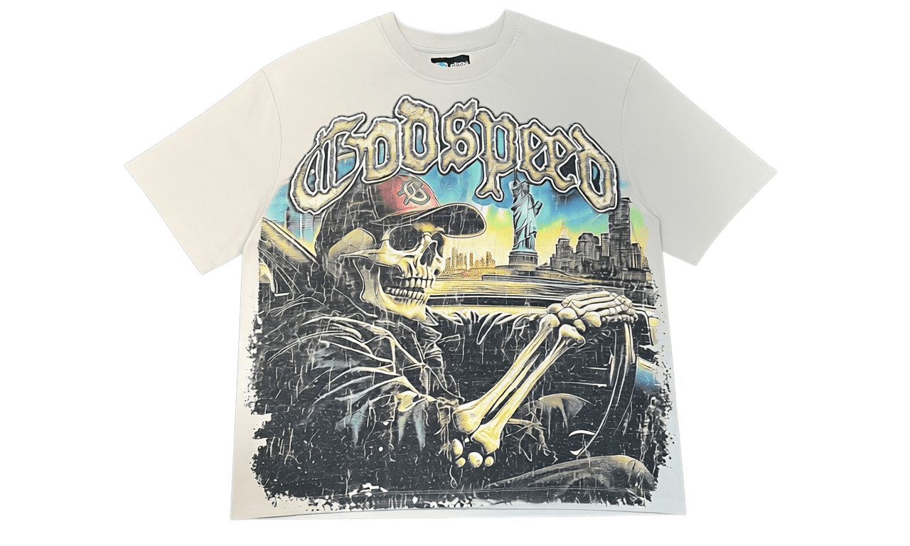 Godspeed Sightseeing T-shirt Bone (PreOwned)