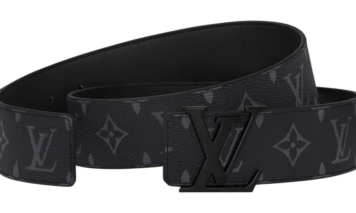Louis Vuitton Initales 40mm Matte Black Belt