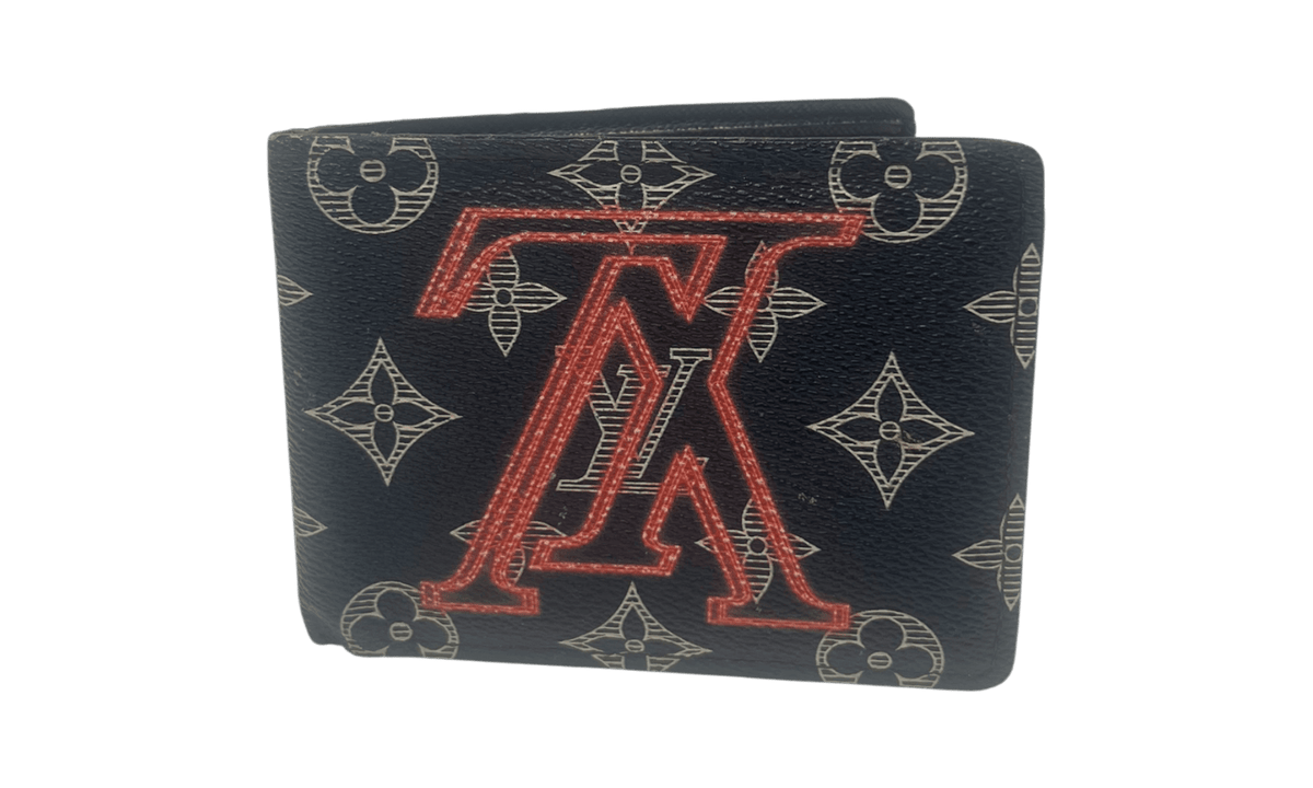 Louis Vuitton Multiple Wallet Monogram Upside Down Ink Navy