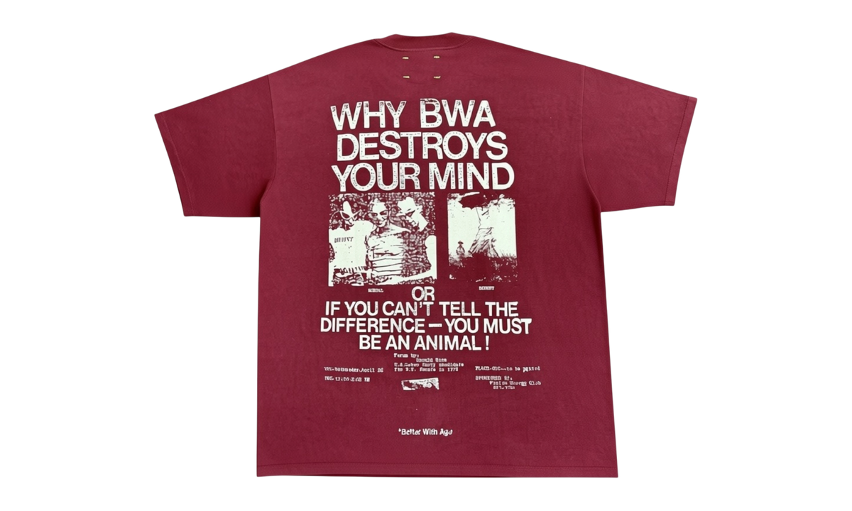 Better With Age Monet Assorted Maroon Red T-Shirt