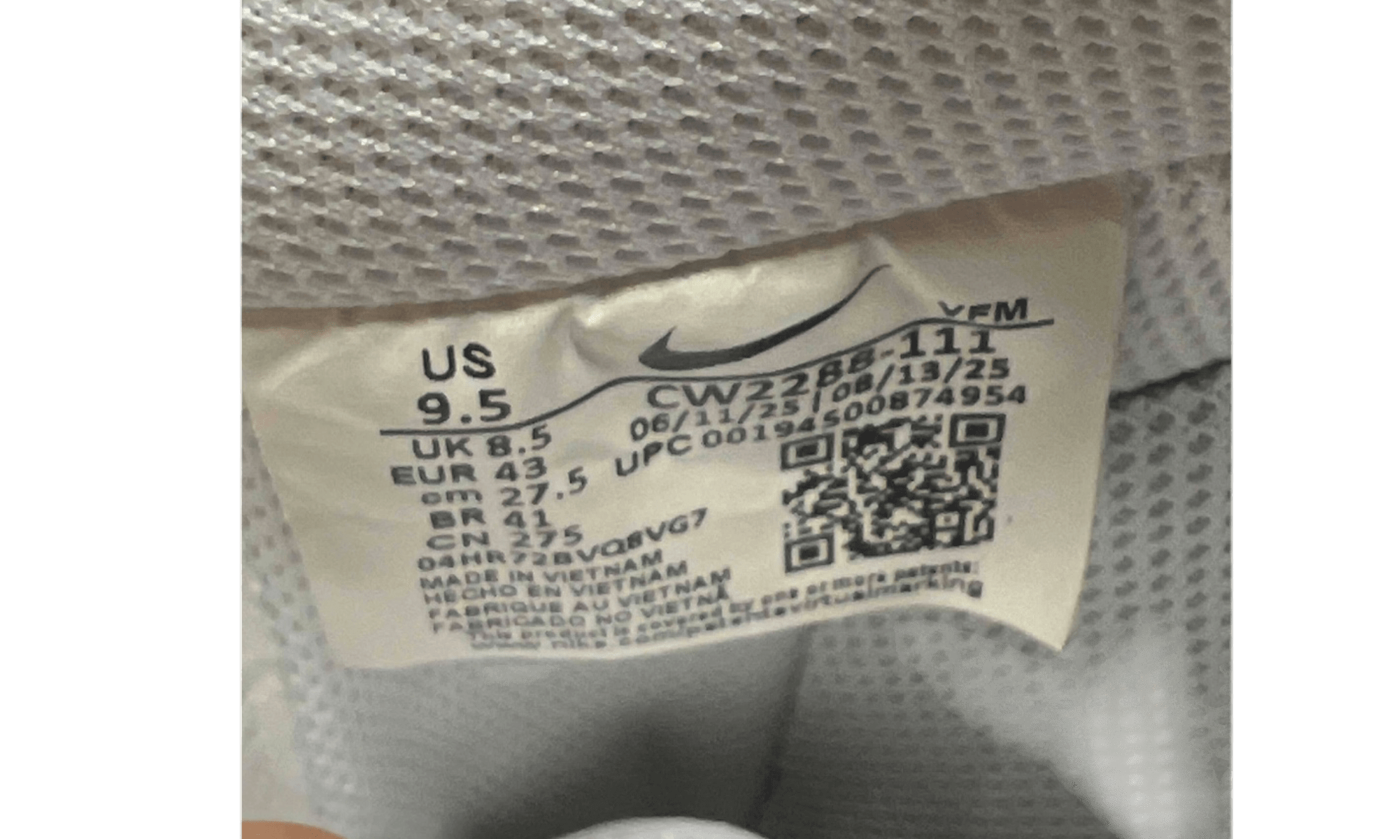 Nike Air Force 1 Low "White"(PreOwned)