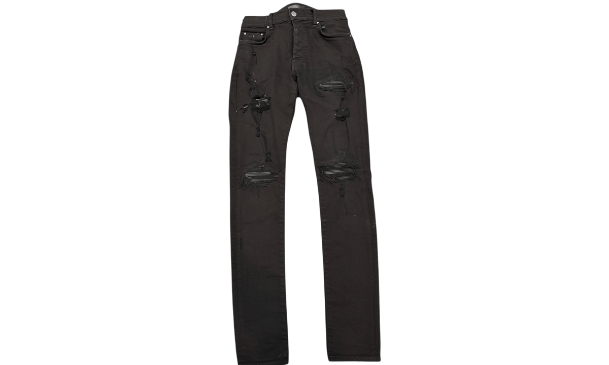Amiri MX1 Black On Black Jean s(PreOwned)