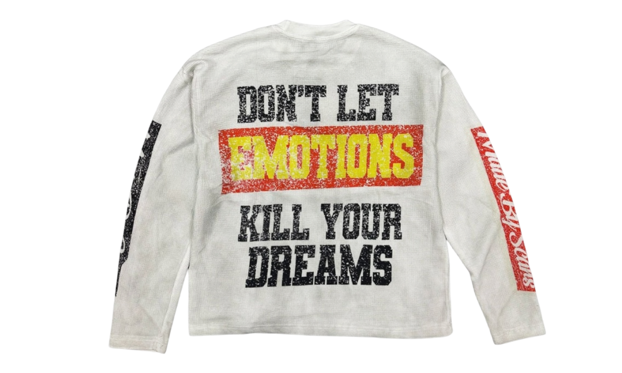 Mixed Emotions Dreams White Long Sleeve T-Shirt