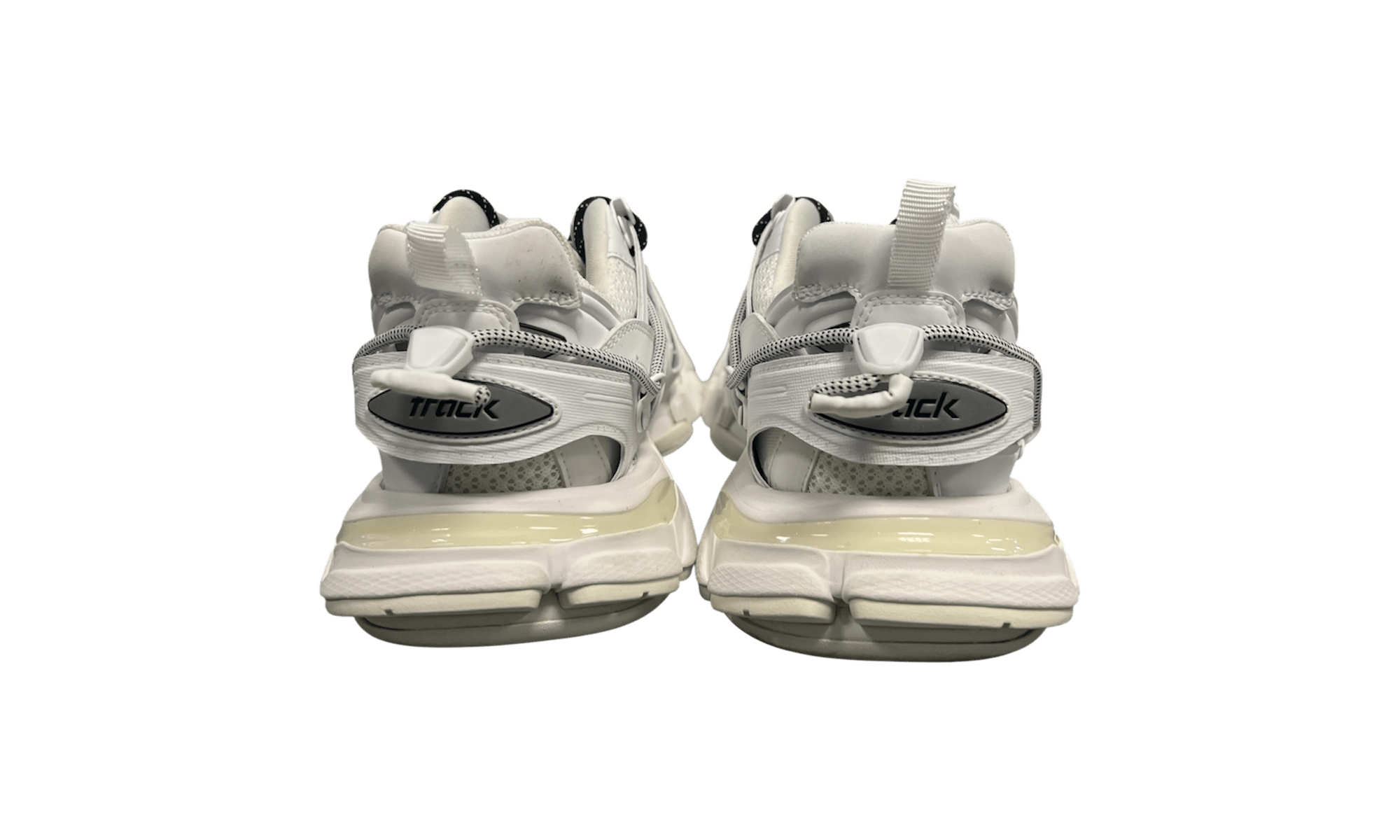 Balenciaga All White Tracks Sneakers (Preowned)