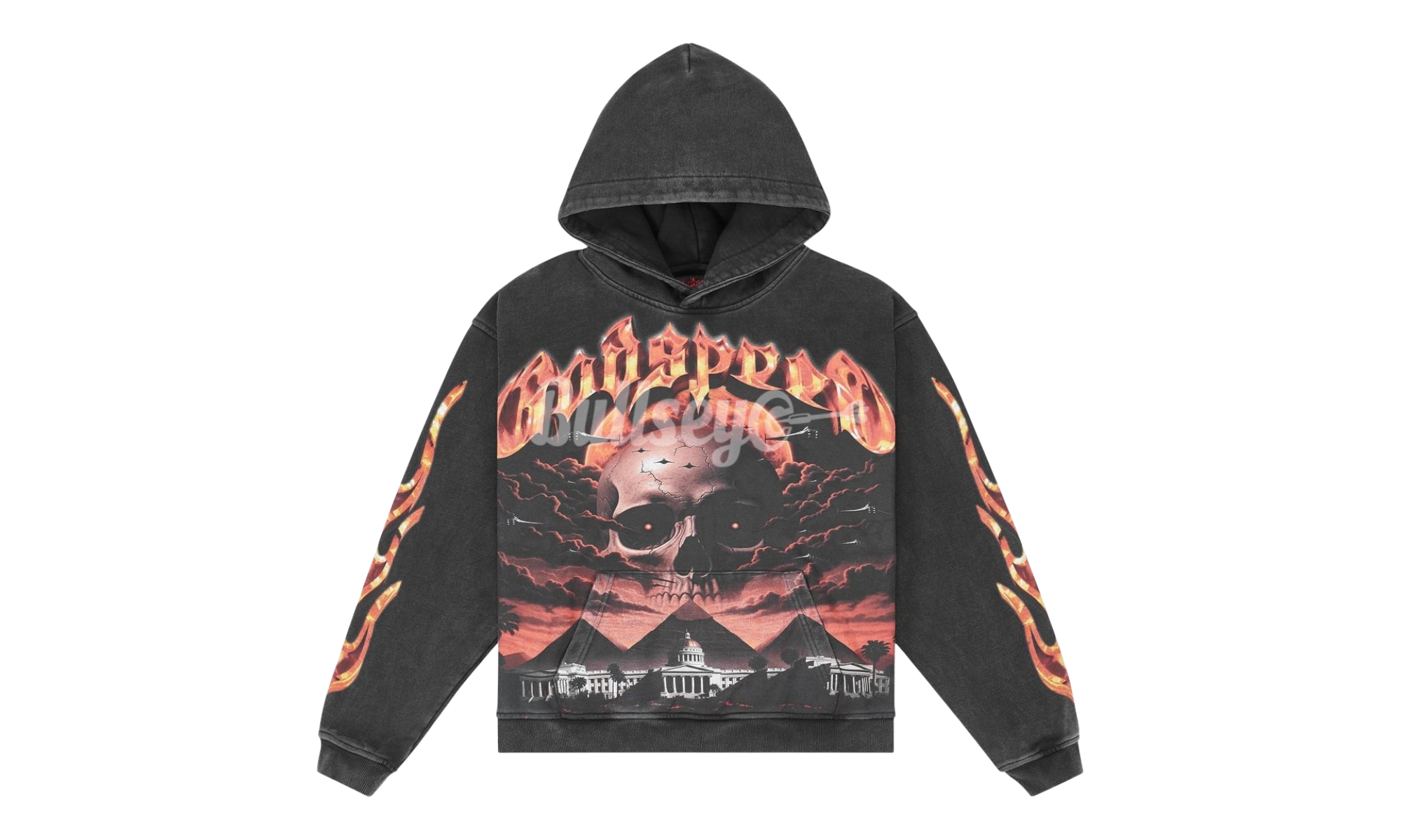 Godspeed Echoes of Empires Washed Black Hoodie