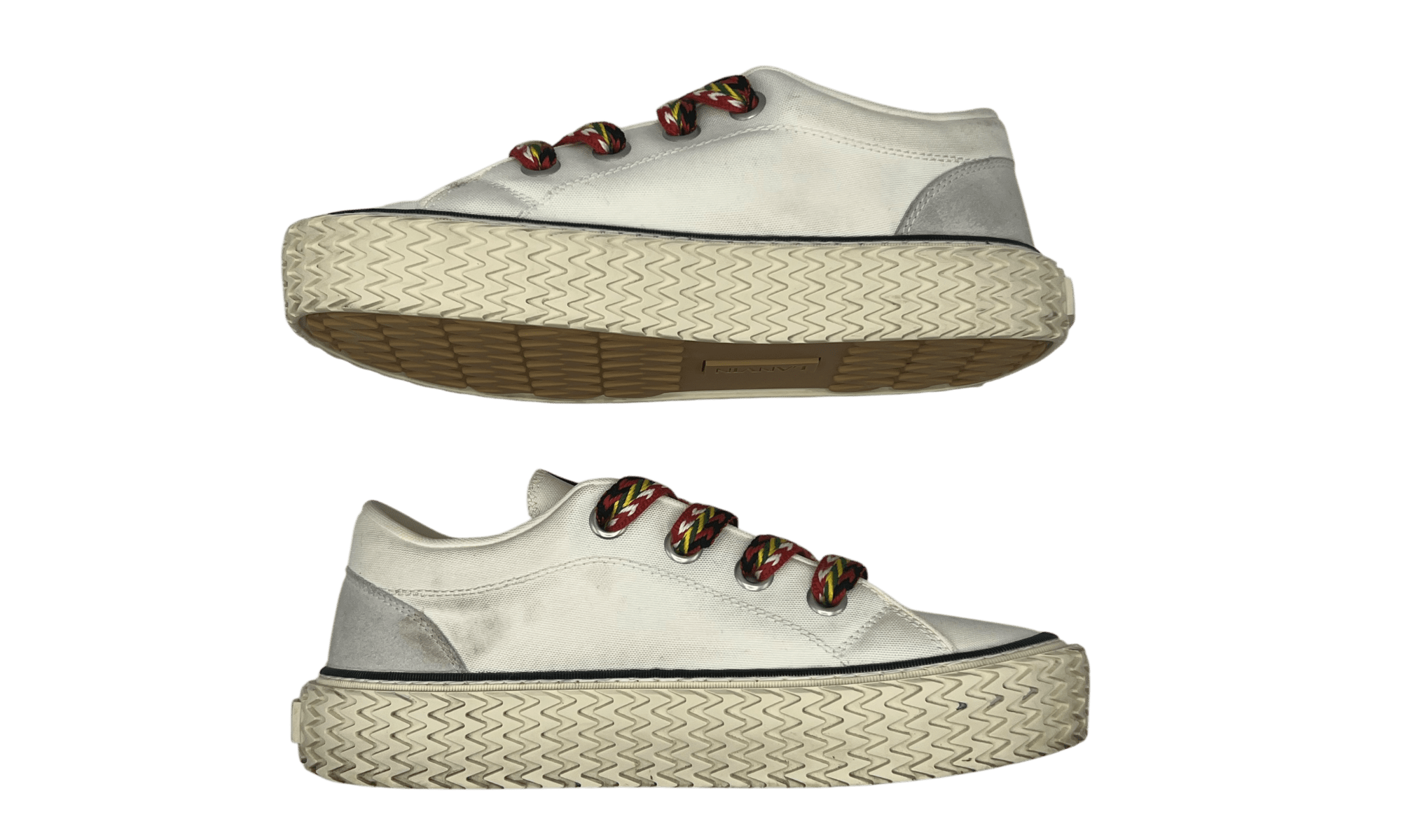 Lanvin Curbies Low "White" (PreOwned)