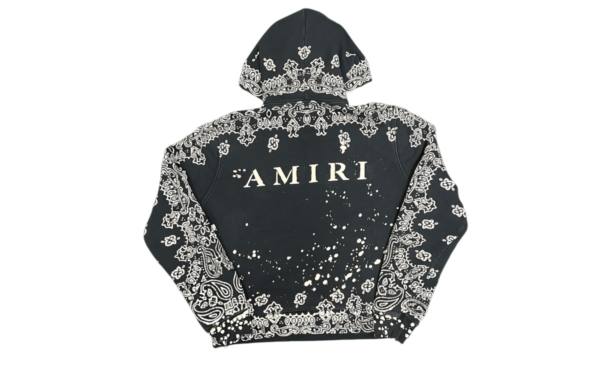 Amiri Black Bandana Hoodie (PreOwned)