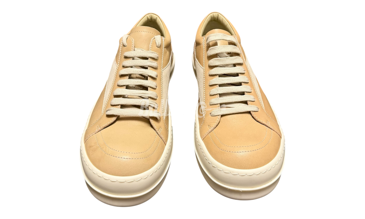 Rick Owens Beige Hollywood Vintage Beige Sneakers (PreOwned)