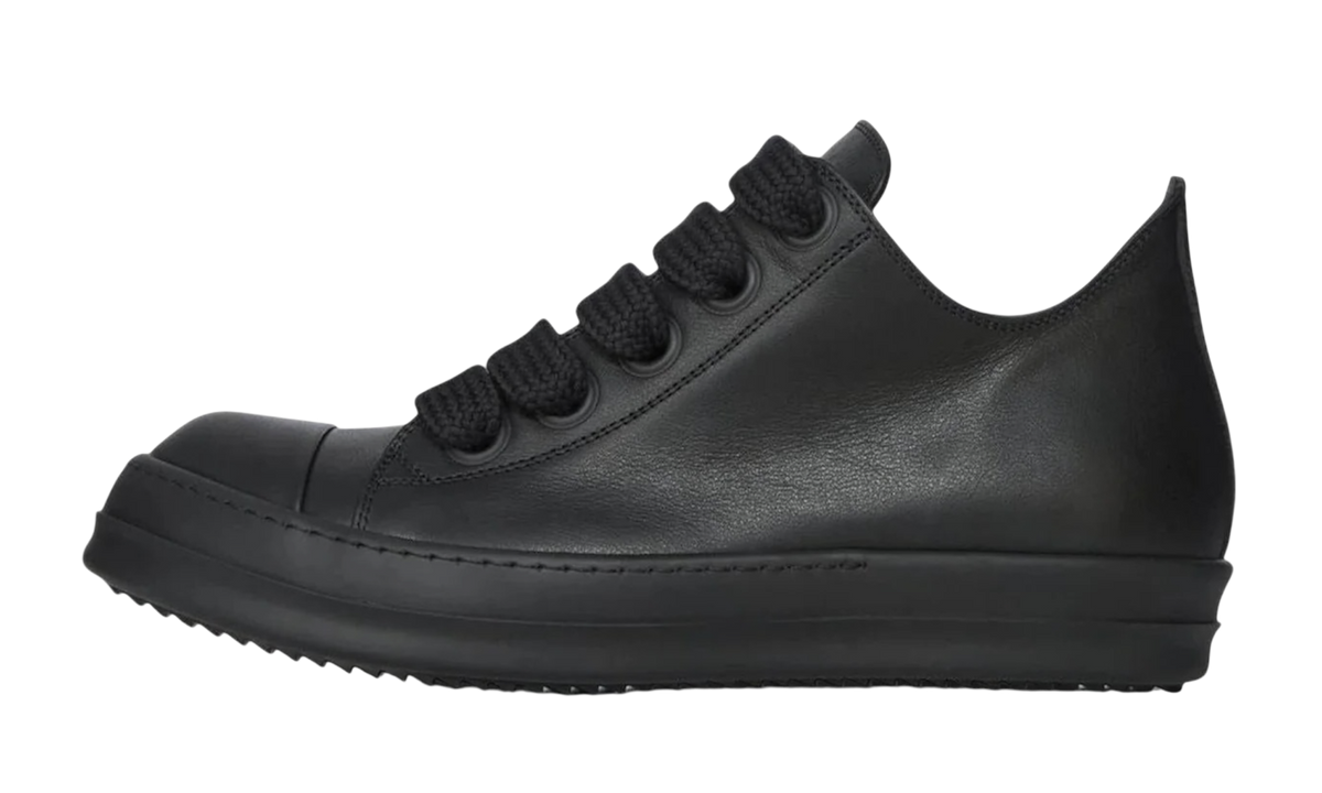 Rick Owens Concordians Jumbo Laced Low All Black