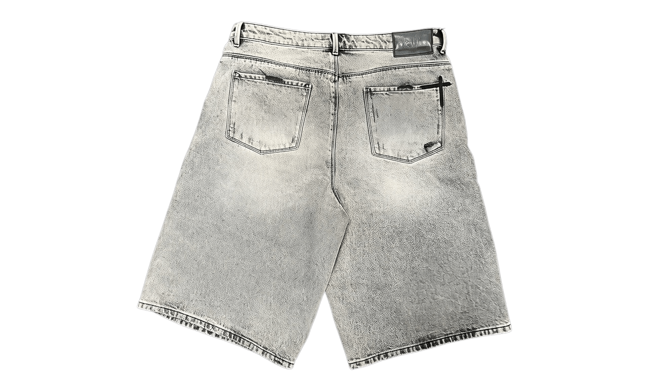 RtA Gustavo Oversize Denim Bermuda Shorts (PreOwned)