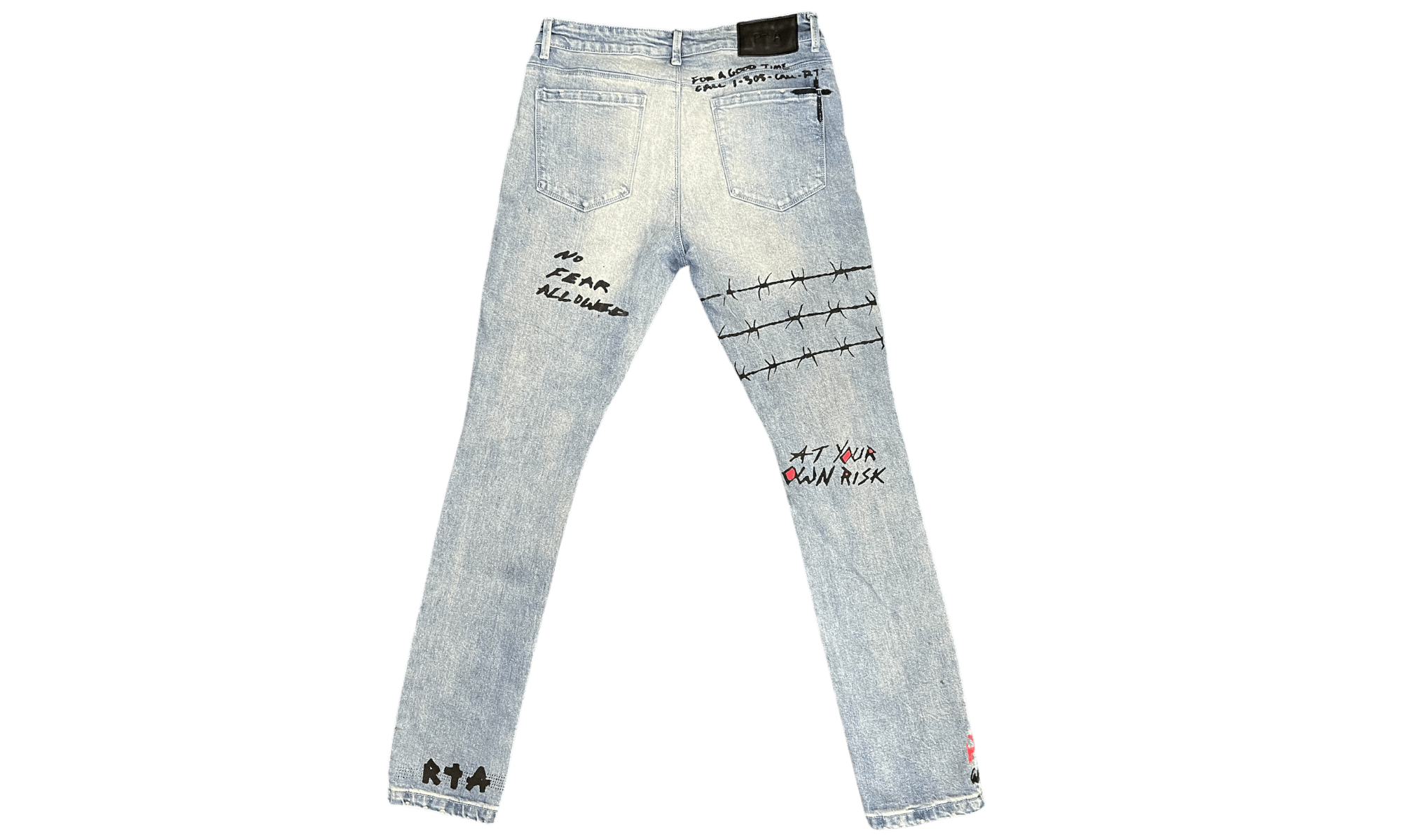 RTA RLD Artistic Skinny Blue Jeans (PreOwned)