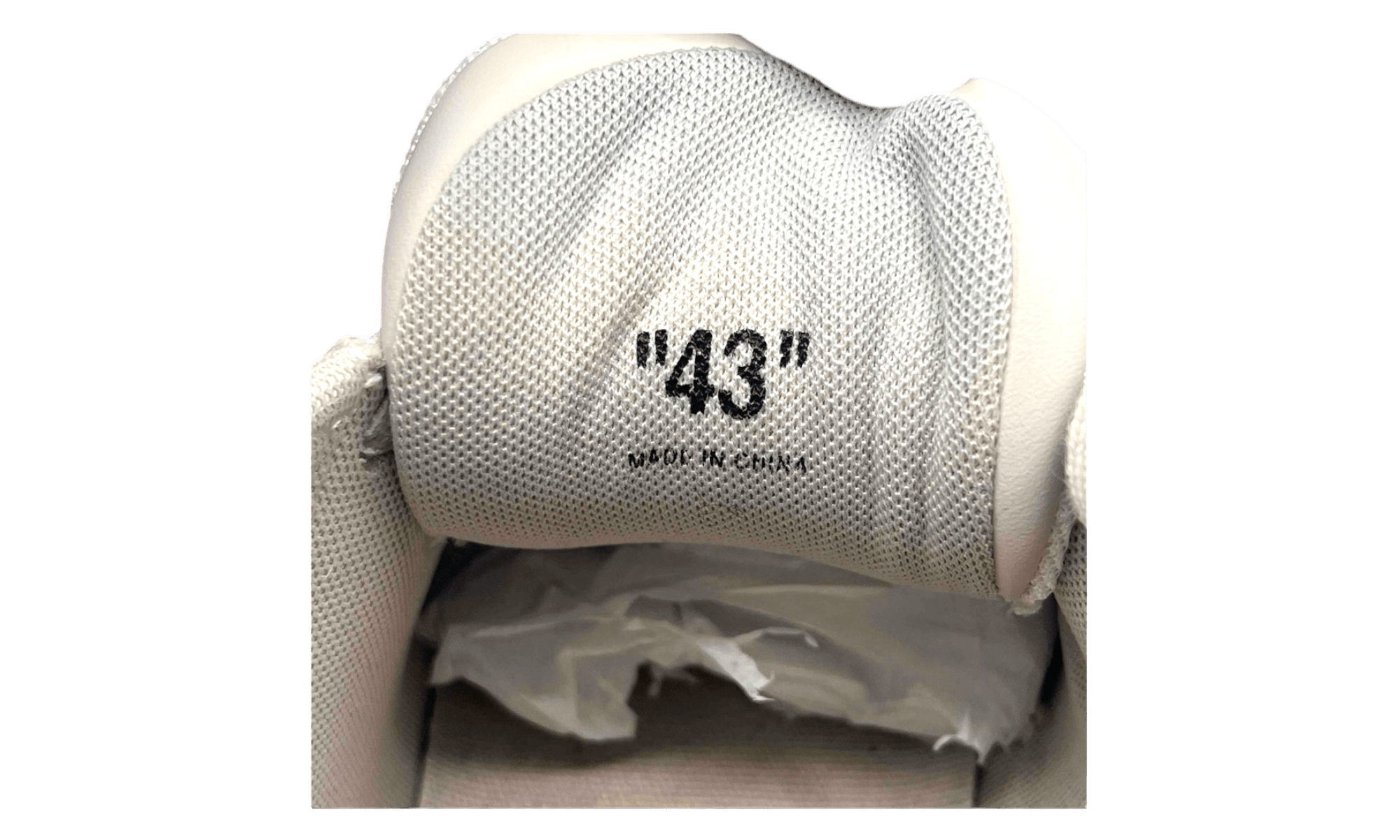 OFF-WHITE Out Of Office OOO Low Tops White Beige (PreOwned)