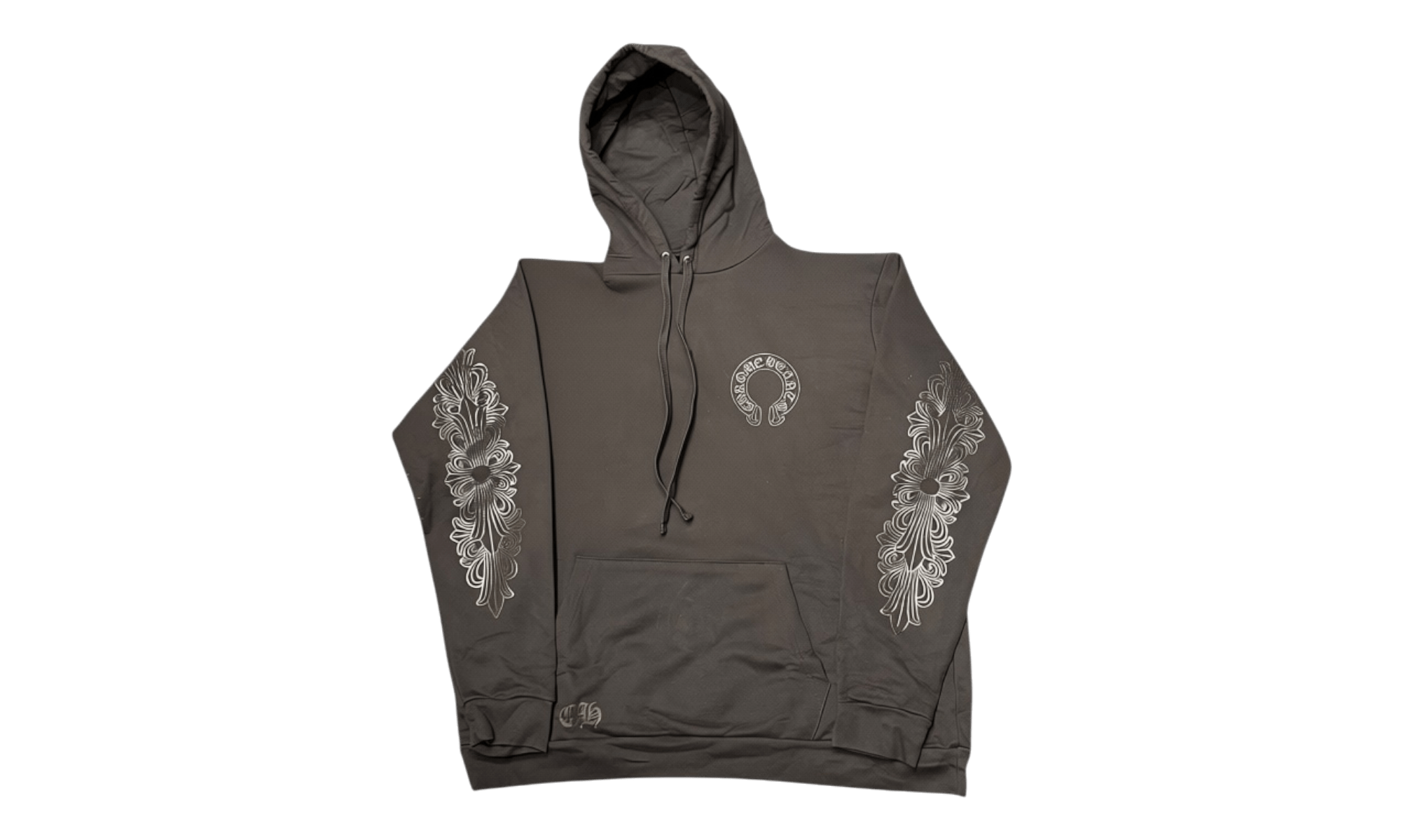 Chrome Hearts Triple Black USA Shoulder Logo Hoodie