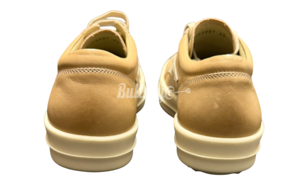 Rick Owens Beige Hollywood Vintage Beige Sneakers (PreOwned)