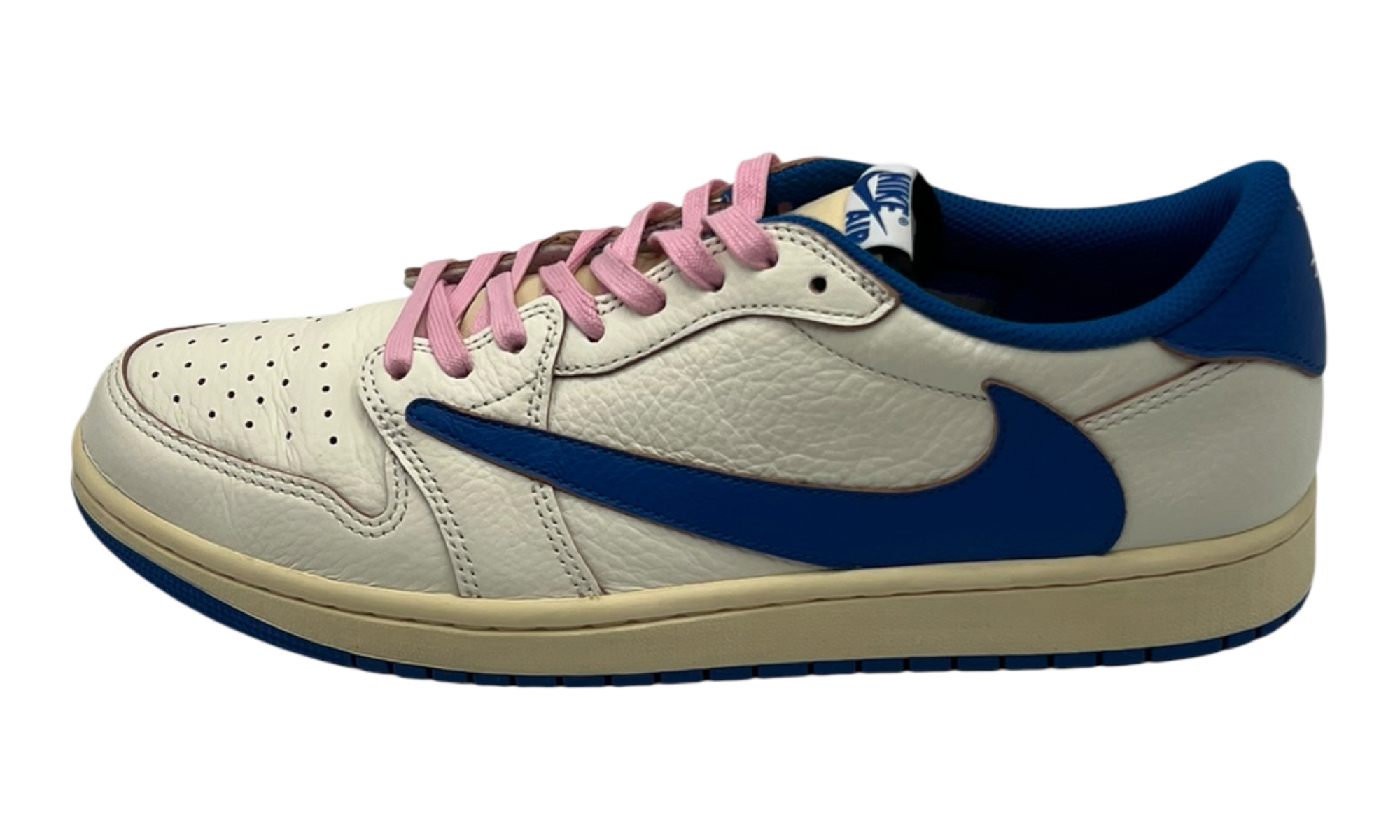 Jordan 1 Retro Low OG SP Fragment x Travis Scott Sail Military Blue (PreOwned)