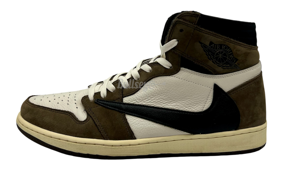 Travis Scott x Air Jordan 1 Retro High OG SP "Mocha" (PreOwned) (No Box)