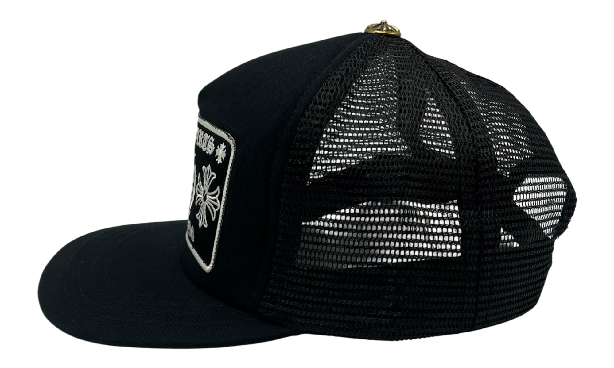 Chrome Hearts CH Hong Kong Trucker Hat Black (PreOwned)