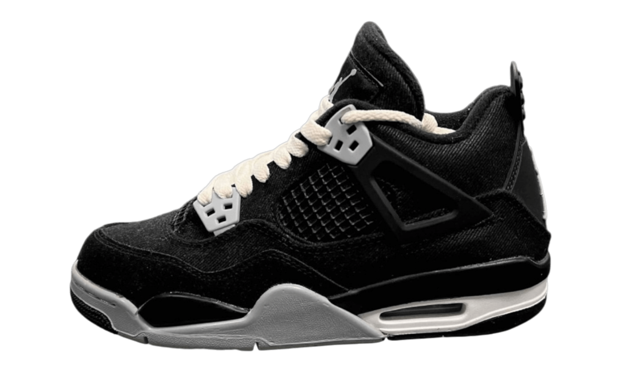 Air Jordan 4 Retro SE "Black Canvas" GS (PreOwned) (No Black Laces)