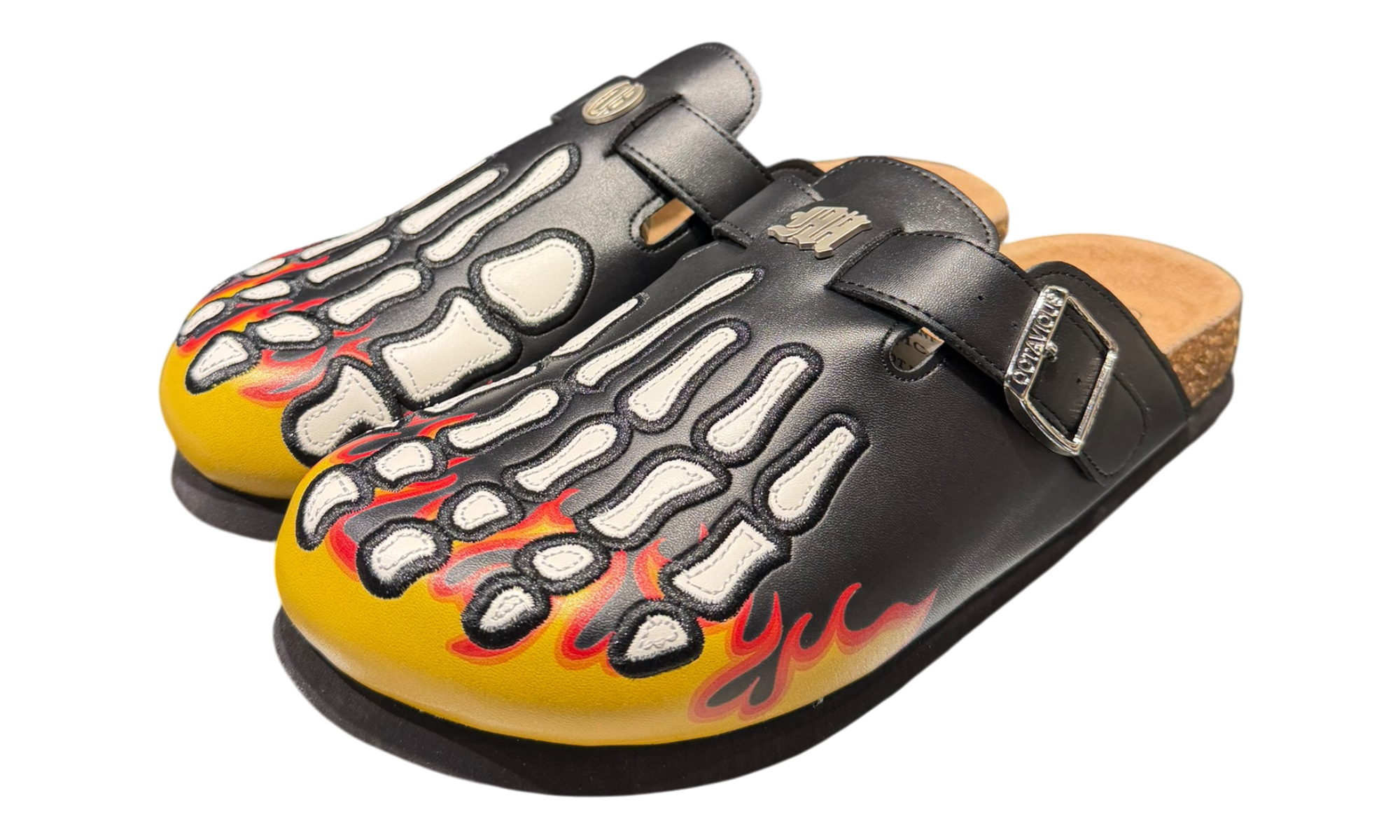 Octavious Marks Beaux OS Enflames Black Clogs