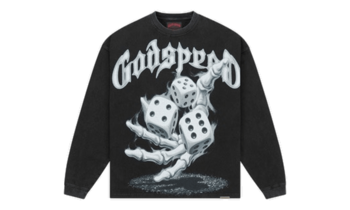 Godspeed No Risk No Reward L/S T-shirt Black Wash