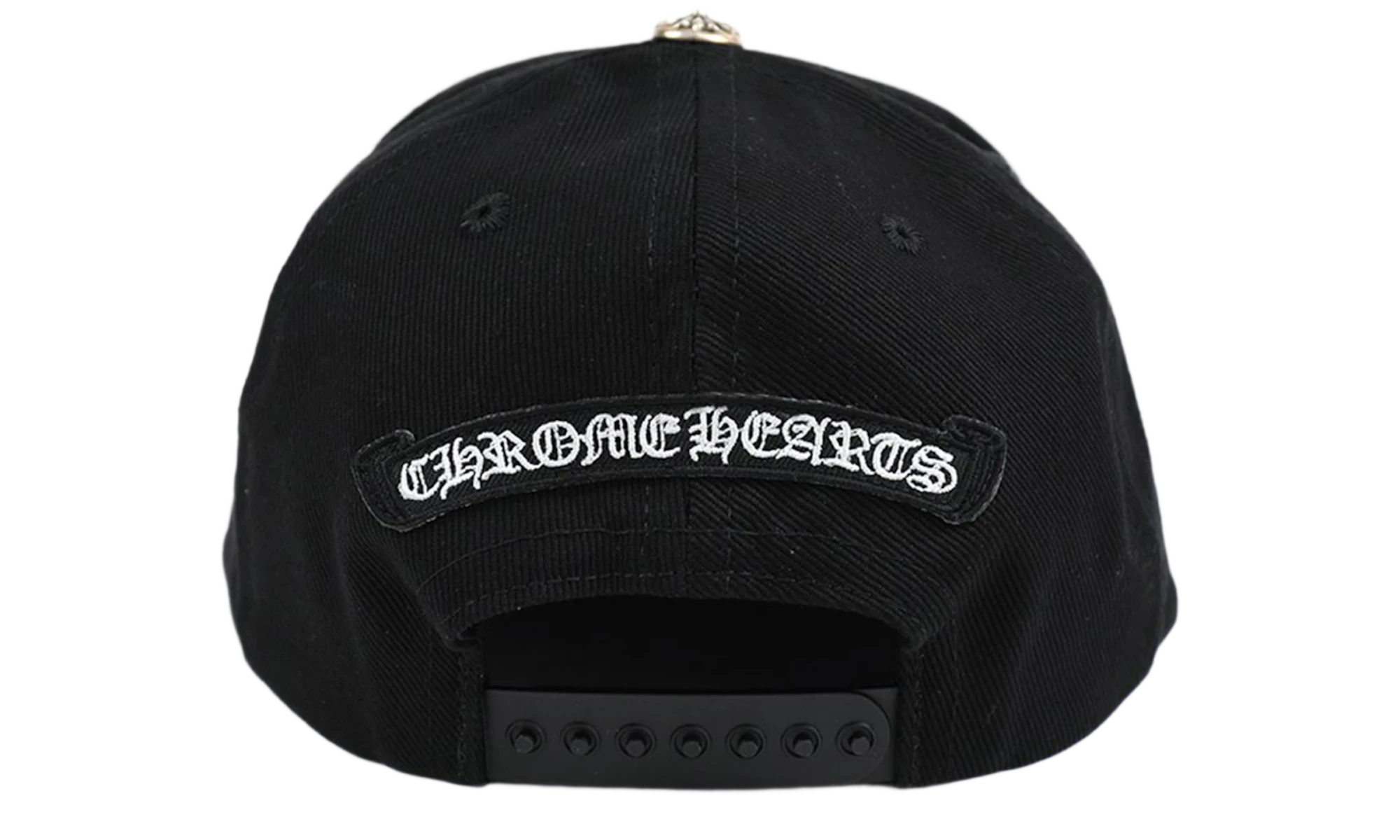 Chrome Hearts Dagger Denim Baseball Hat Black/White