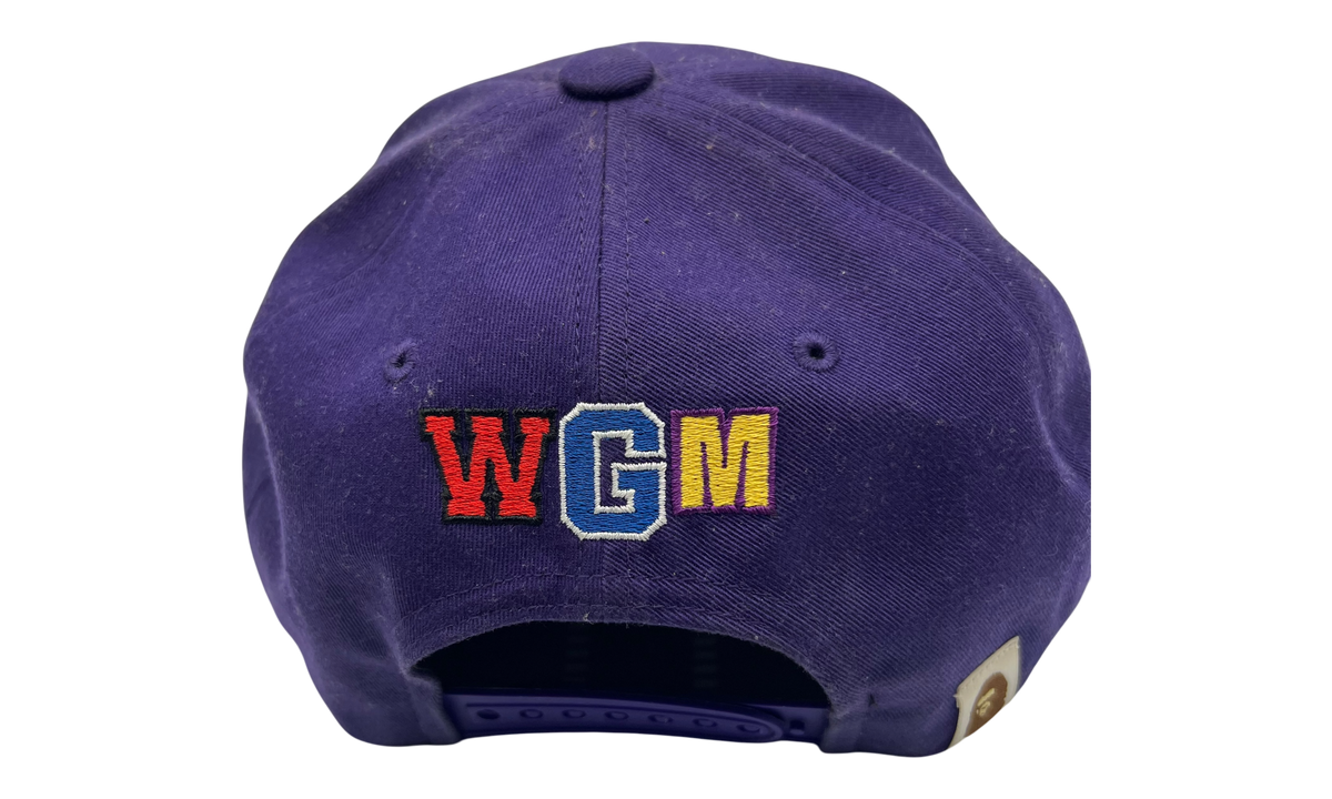 Bape A Bathing Ape Purple Shark SnapBack (PreOwned)