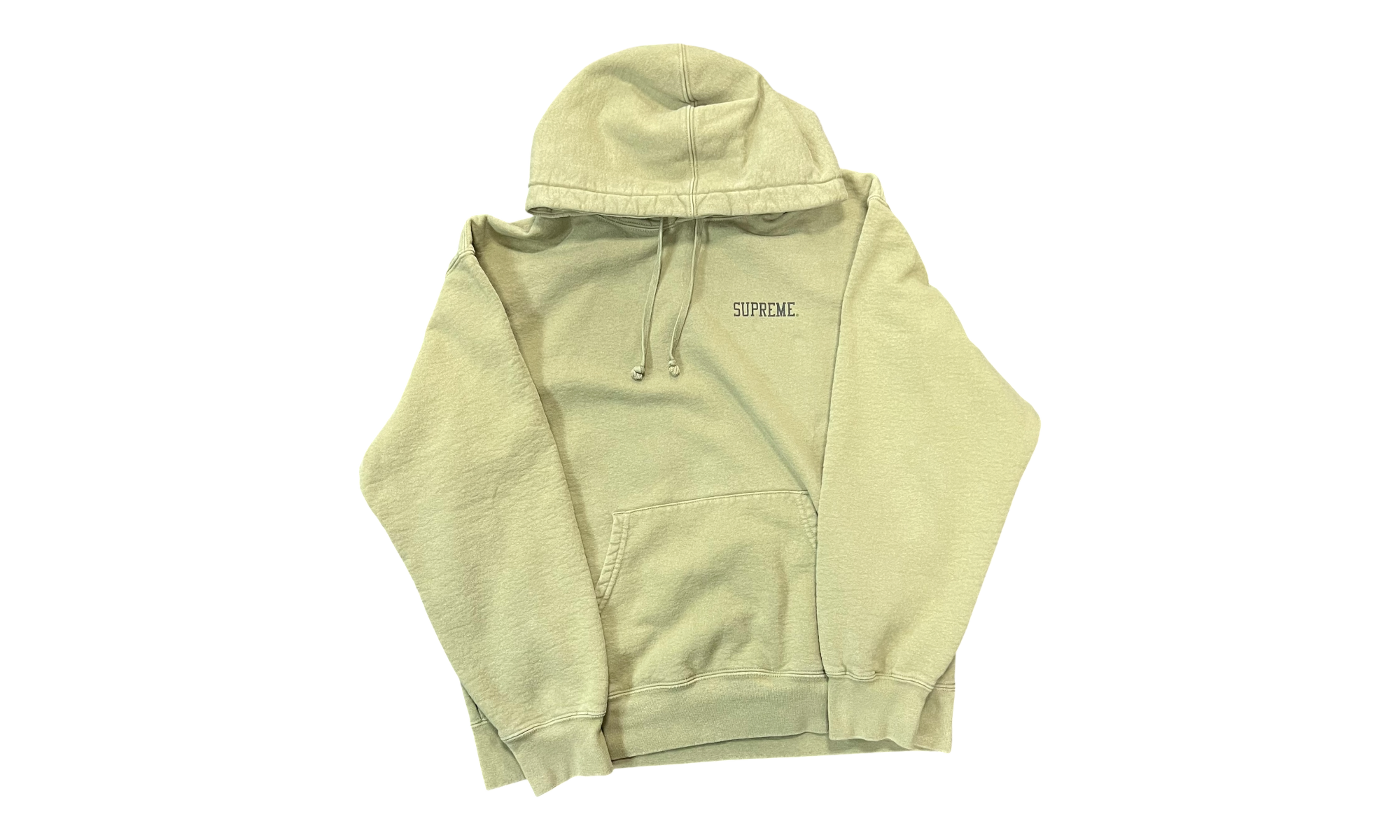 Supreme Anarchy Hooded Sweatshirt Light Olive (PreOwned)