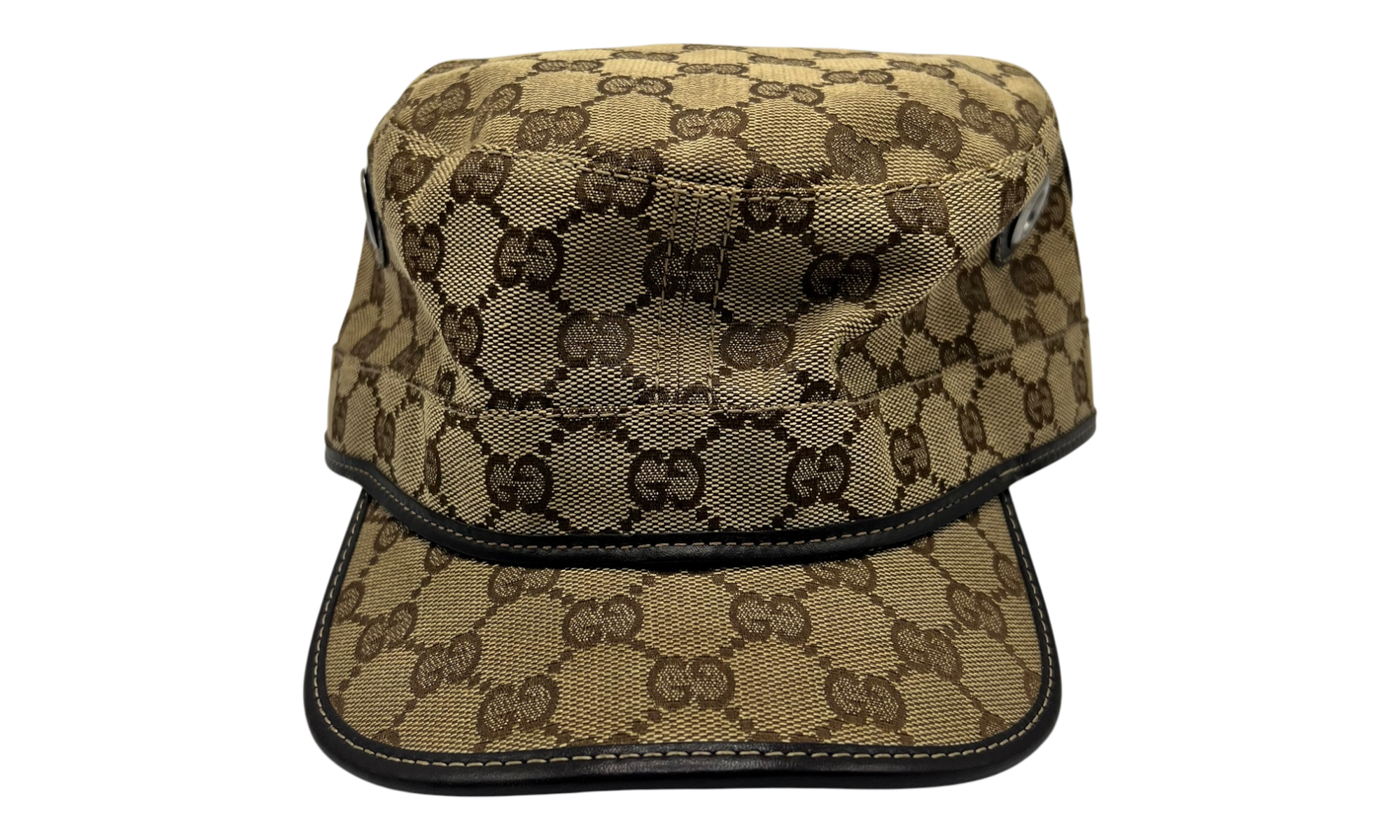 Gucci Monogram Military Cap (PreOwned)