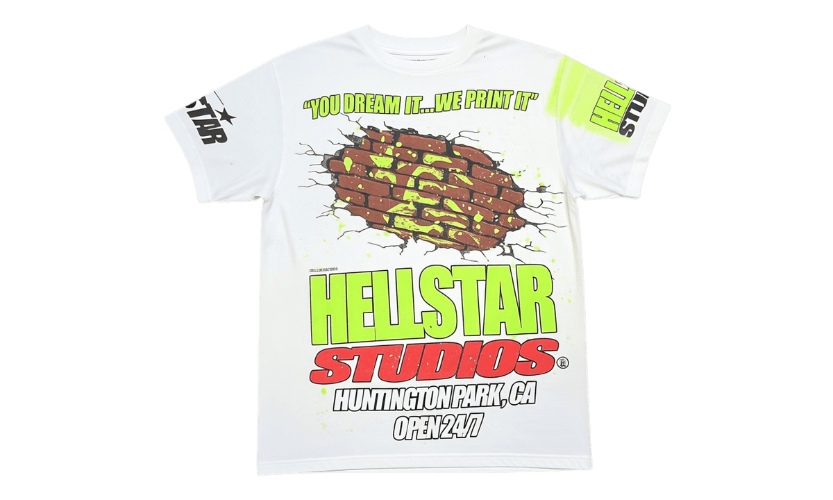 Hellstar Studios Brick Wall T-shirt White (PreOwned)