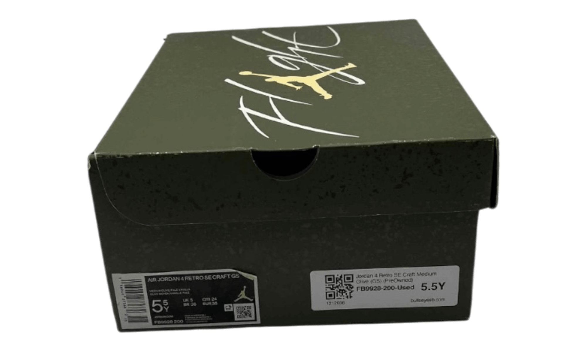 Jordan 4 Retro SE Craft Medium Olive (GS) (PreOwned)