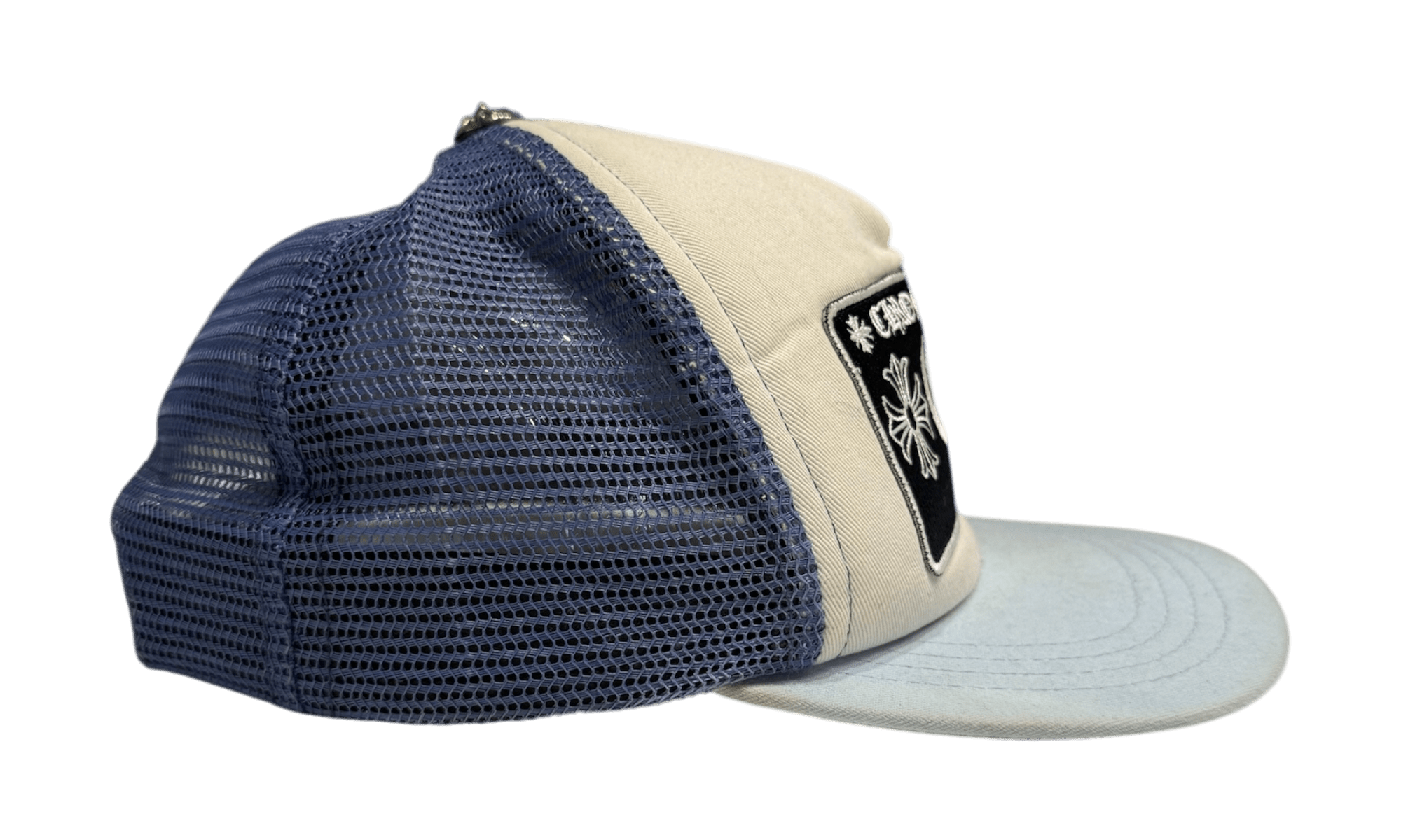 Chrome Hearts Miami Exclusive Blue Trucker Hat (PreOwned)