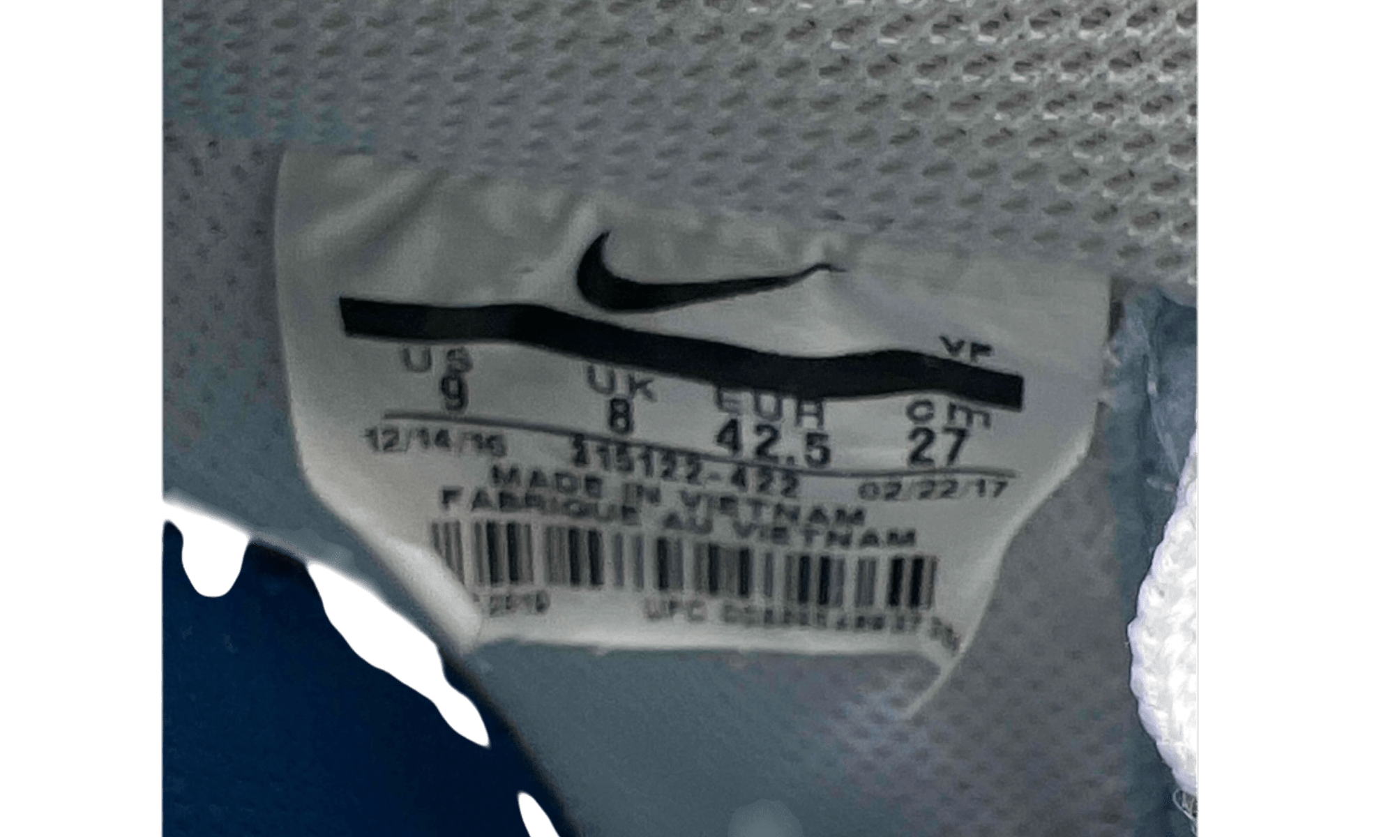 Nike Air Force 1 Low Light Armory Blue (PreOwned) (No Box)