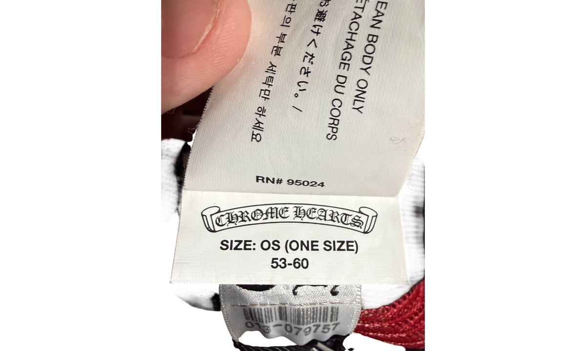 Chrome Hearts CH Hollywood Trucker Hat Red/White/Blue