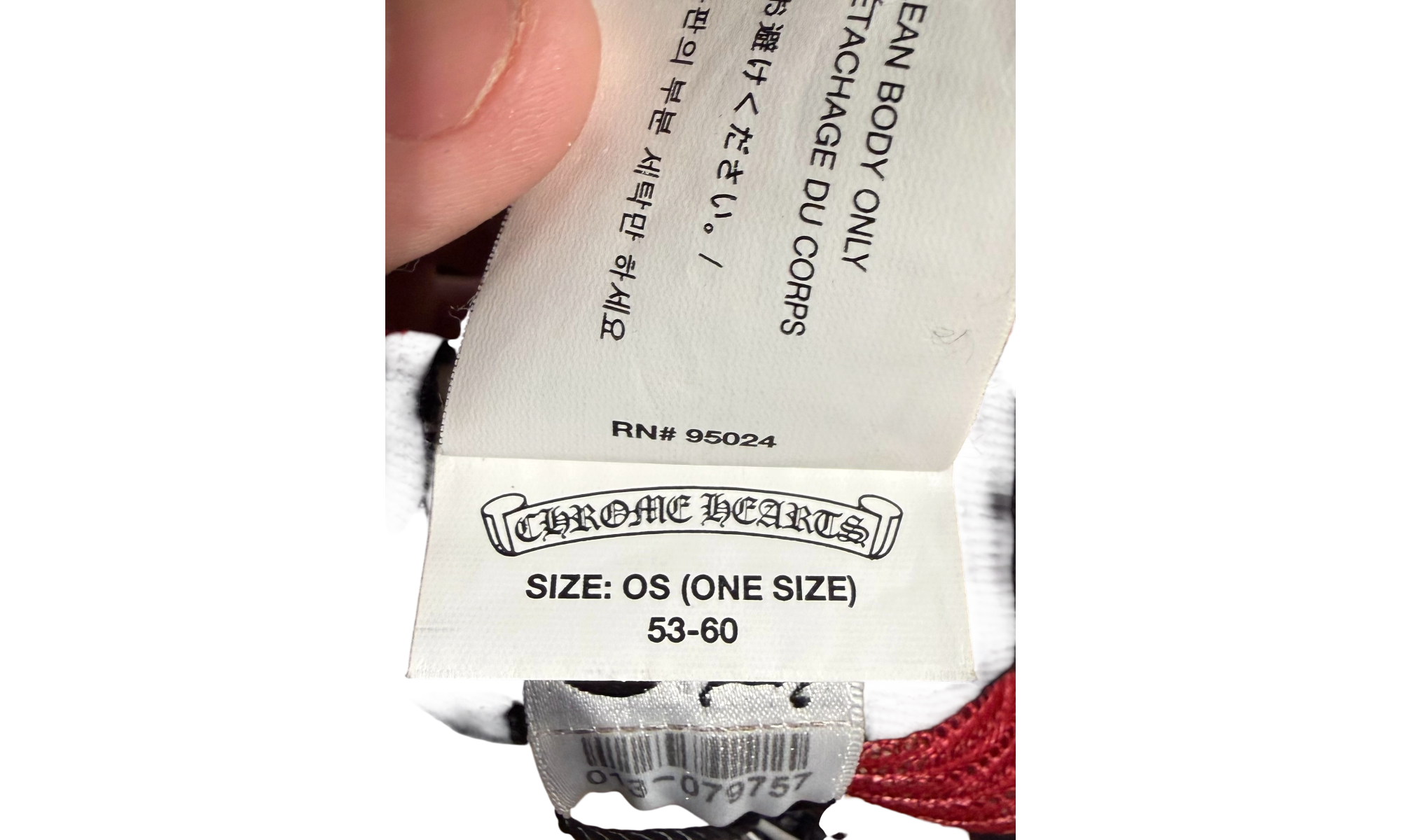 Chrome Hearts CH Hollywood Trucker Hat Red/White/Blue