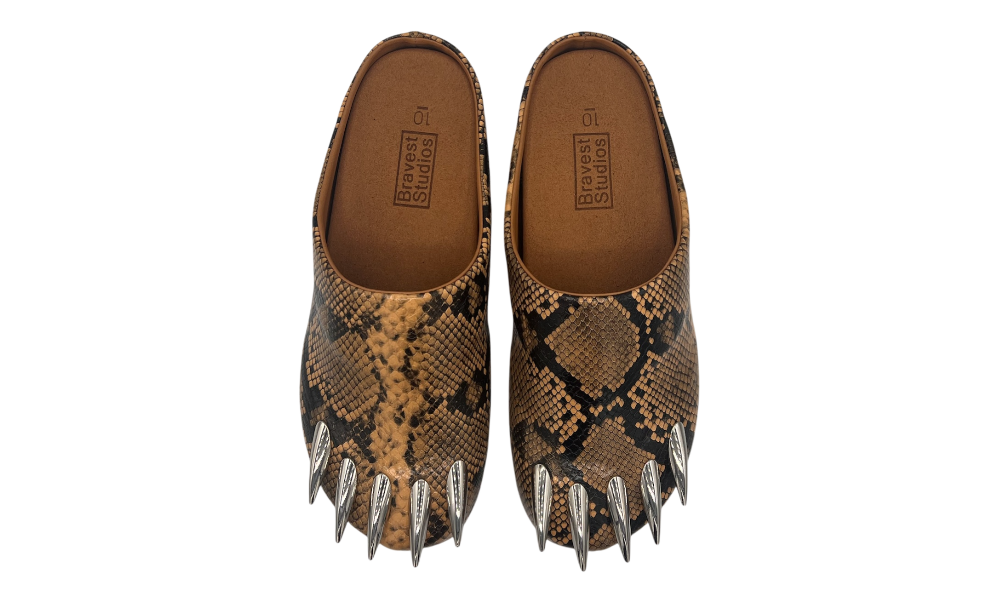 Bravest Studios Snake Claw Mule Tan
