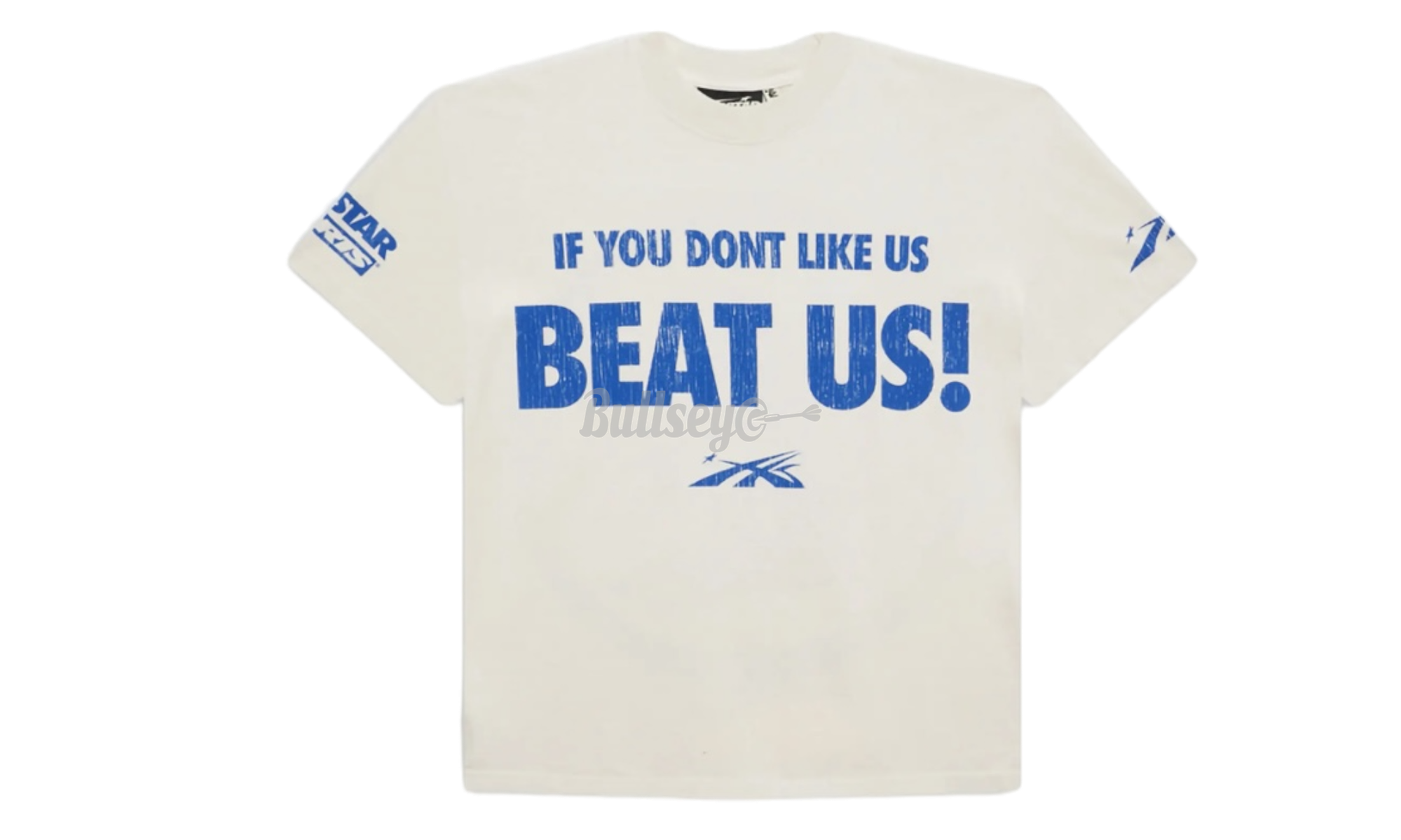 Hellstar Beat Us! White/Blue T-Shirt