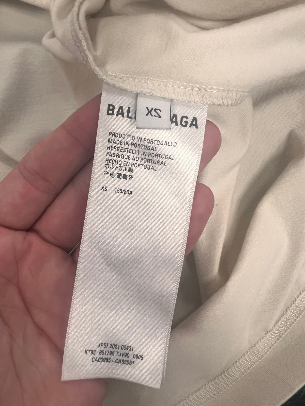 Balenciaga Couture Print Oversized T-Shirt (Preowned)