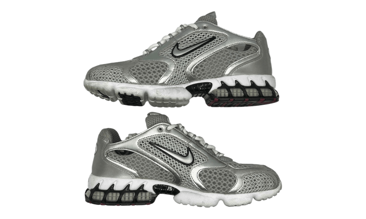 Nike Air Zoom Spiridon Cage 2 Metallic Silver (PreOwned) (No Box)