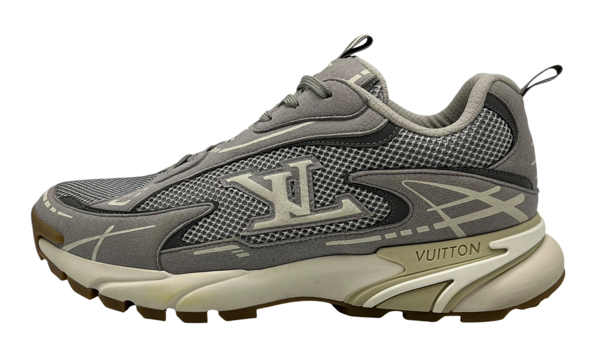 Louis Vuitton Grey Gum Tatic Runner (PreOwned)