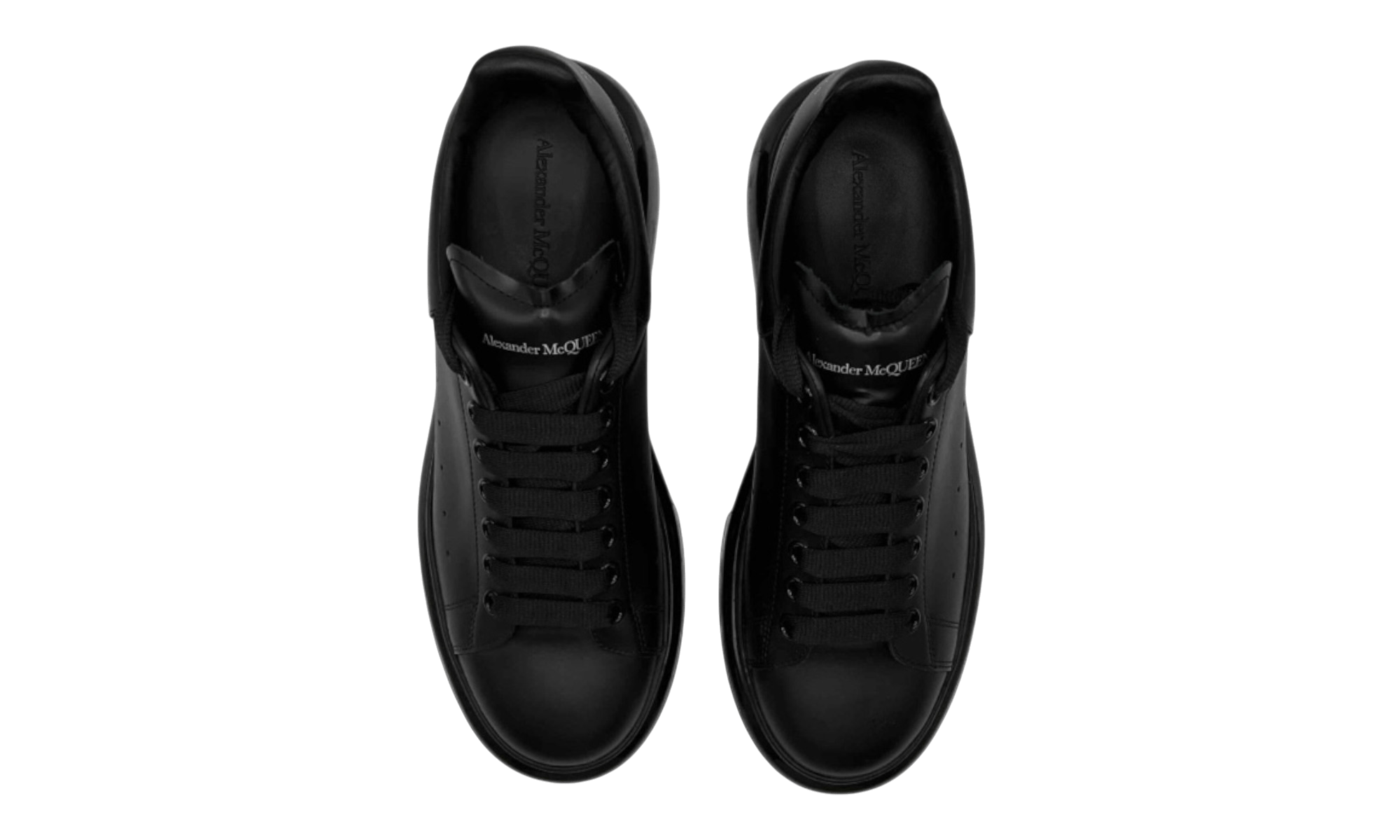 Alexander Mcqueen Clear Sole Black Oversized Sneaker (Preowned)