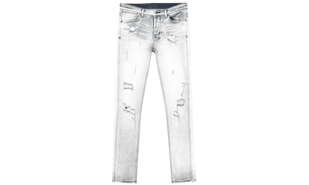 Ksubi Blue Van Winkle Trashed Dreams Jeans (PreOwned)