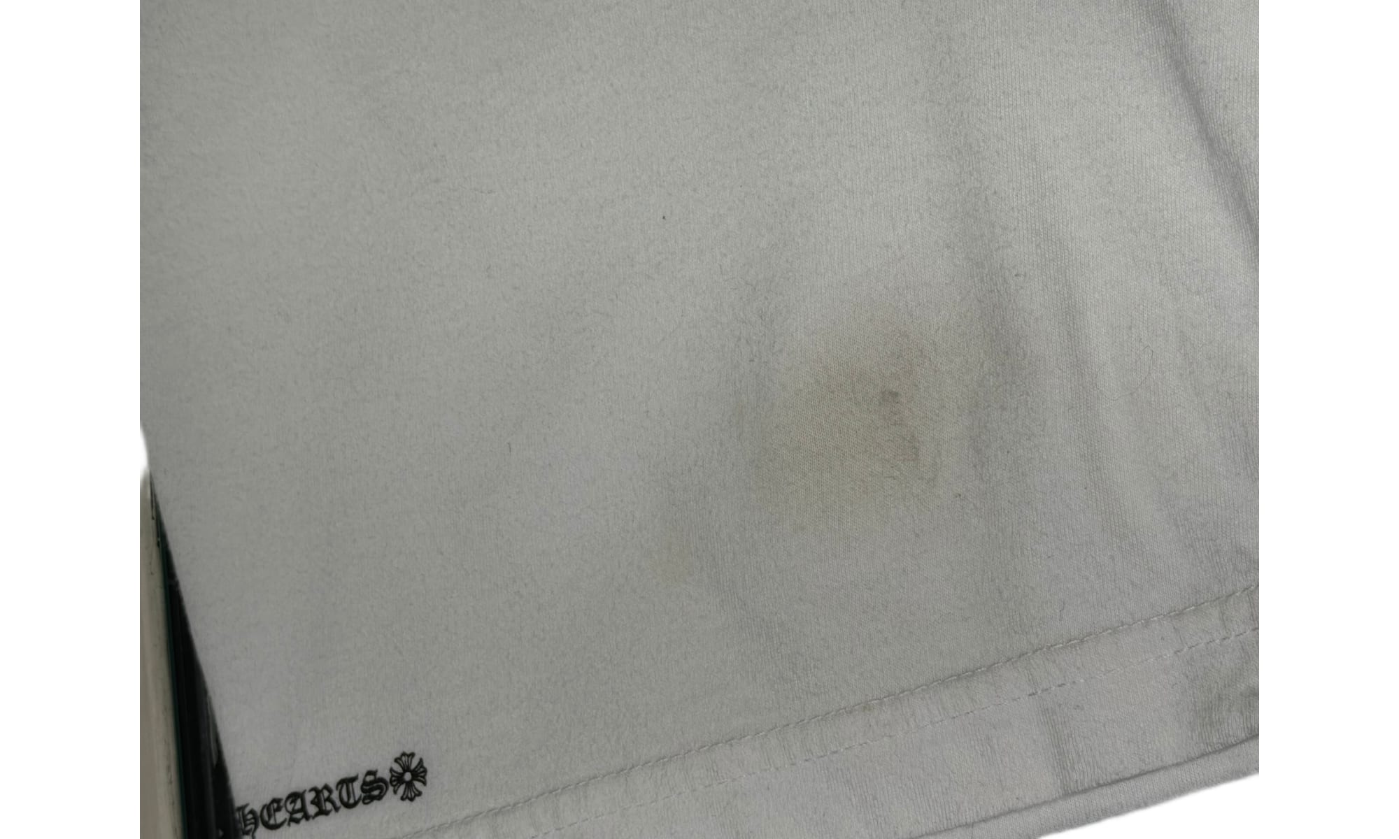Chrome Hearts White Neck Letter T-Shirt ( Preowned )
